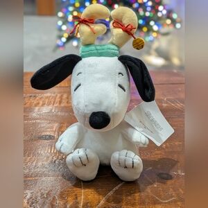 Hallmark Peanuts Snoopy Reindeer Ears Plush Toy | 2024 Collection